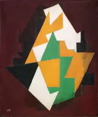 Jacques Villon, Composition sur Fond Brun