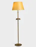 Marc Du Plantier, Papyrus Floor Lamp, circa 1960, executed circa 1960, gilt-steel, stamped 'ARTE DECOR MEXICO'