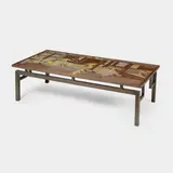 Chin Ying Coffee Table by Philip and Kelvin Laverne, acid-etched, enameled and patinated bronze, acid-etched facsimile signature 'PHILIP + KELVIN LAVERNE', sold Jun 2021