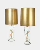 Alfredo Barbini, Pair of Table Lamps