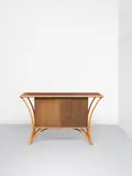 John Makepeace Obe, Unique sideboard with tambour doors, designed for a private commission, London, 1985-1986, Wenge-veneered wood, cherry