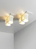 Alvar Aalto, Pair of ceiling lights, model no. AE-7055, designed for the University of Technology, Otaniemi