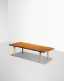 Yngvar Sandstrom, Coffee table, from the 'Triva' series, designed 1954, Walnut, birch