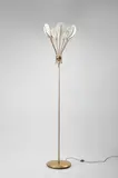 Angelo Lelii, Standard lamp, circa 1955, Painted brass, Plexiglas, brass
