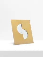 Untitled by Gabriella Crespi, Brass, mirrored glass, sold Oct 2021
