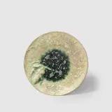 Alexandre Bigot, Dish, circa 1897, Glazed stoneware with frog in relief