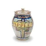 della Robbia, Apple jam pot, 1894, Glazed earthenware