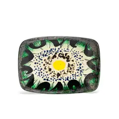 Large dish by John Piper, 1975, Glazed earthenware, sold Dec 2021