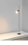 Gino Sarfatti, Adjustable standard lamp, model no. 1055/SP, 1955, Painted steel, chromium-plated steel, painted iron