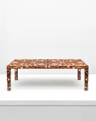 Studio Job, 'Perished' table, 2006, Macassar ebony, laser-cut bird's eye maple inlays
