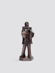 'Pierrot cubiste' by Ferdinand Parpan, 1939, Patinated bronze, sold May 2021
