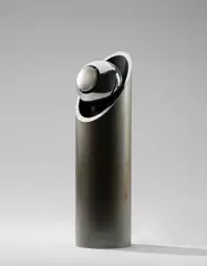 'Bambù' adjustable table lamp, model no. 14082 by Angelo Lelii, circa 1969, Steel, chromium-plated steel, offered May 2021