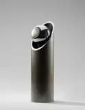 Angelo Lelii, 'Bambù' adjustable table lamp, model no. 14082, circa 1969, Steel, chromium-plated steel