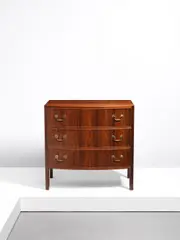 Jacob Kjær, Dresser, 1953, Brazilian rosewood, brass