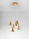 Paavo Tynell, Untitled, Partially-painted brass, brass