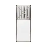 John Dickinson, Prototype Wall Mirror, steel, brass, beveled glass