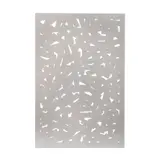 Peter Wegner, Silver Subtraction, acrylic with mica on acrylic panel