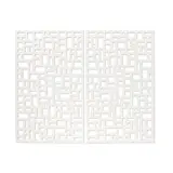 Peter Wegner, Misplaced Whites, alkyd gloss enamel over satin enamel on MDF with glue sizing with wallpaint on wall