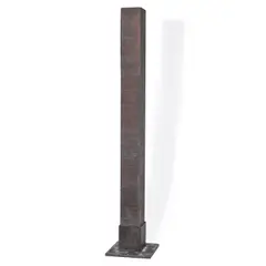 Eric Orr, Fountain, patinated bronze