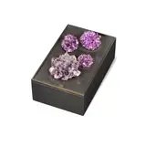 Brenda Houston, Box, amethyst clusters, patinated bronze