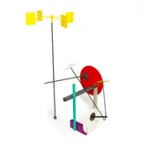 Peter Shire, Night Studio, welded steel and aluminum with anodized and two-part polyester paint, from an edition of 24