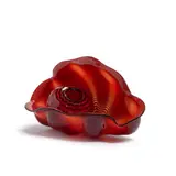 Two Piece Red Seaform Set with Red Lip Wrap by Dale Chihuly, for Portland Press, blown glass, inscribed 'Chihuly PP '95', sold Jan 2021