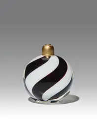 Unique Table Lamp Base by Archimede Seguso, for Vetreria Archimede Seguso, glass internally decorated with gold powders, sold Oct 2020