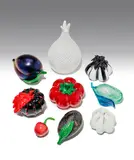 Plum, Cherry, Squash by Napoleone Martinuzzi & Paolo Venini, Plum, Cherry, Squash, sold Oct 2020
