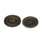 Jean Dunand, Two Oval Trays