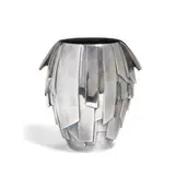 Albert Cheuret, Two-Handled Vase, silvered bronze, apparently unmarked