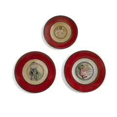Gilbert Portanier, Set of Three Plates, 1969