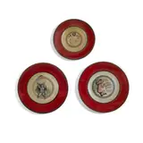 Gilbert Portanier, Set of Three Plates, 1969