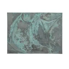 John Milne, Wall Plaque, resin, wrought iron