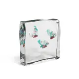 Alfredo Barbini, Aquarium Sculpture with Three Butterflies, internally decorated glass, inscribed 'A