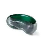 Alfredo Barbini, Monumental Bowl, , sommerso glass with inclusions of parallel canes