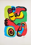 Karel Appel, Seeing Eyes, 1975, Farblithografie auf ARCHES FRANCE (Wasserzeichen)