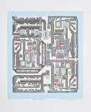 Eduardo Paolozzi, Lunes Domingo, 1980, Farbserigrafie auf Büttenkarton