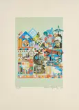 Eduardo Paolozzi, Ohne Titel, 1979, Farbserigrafie auf Velin