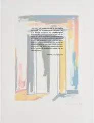 Robert Wilson, The Gate, 1999, Farbheliogravure auf Bütten