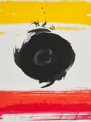 Spanische Sonne by Otto Piene, 2000, Farblithografie auf Bütten, sold Sep 2021