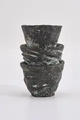 Abraham David Christian, Ohne Titel, Bronze, anthrazitfarben patiniert