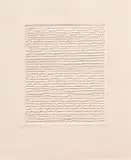 Antoni Starczewski, Ohne Titel, 1977/1979, Prägedruck auf Bütten