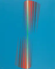 Lothar Quinte, Ohne Titel, 1967, Farbserigrafie auf leichtem Karton