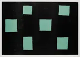 Günther Förg, 6 Rechtecke, 1991, Farbholzschnitt auf strukturiertem Bütten
