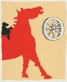 Jörg Immendorff, Ohne Titel, 2002, Farbserigrafie auf Bütten