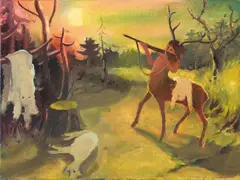 Kallisto Kid by Tilo Baumgartel, 2011, Öl auf Leinwand, sold Nov 2022