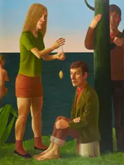 Matthias Ludwig, Das funktioniert nicht, 2009, Öl auf Holz