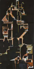 Robert Seidel, Babel, 2014, Eitempera auf Leinwand