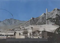 Robert Seidel, Alaverdi, 2016, Eitempera auf Leinwand