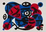 A. R. Penck, Perry Rhodan 4, 1996, Farbserigrafie auf Zerkall (Wasserzeichen)
